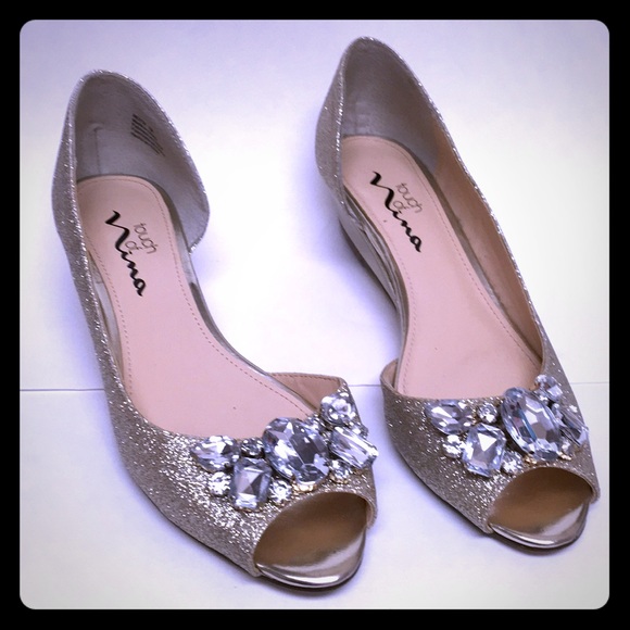 nina silver wedge